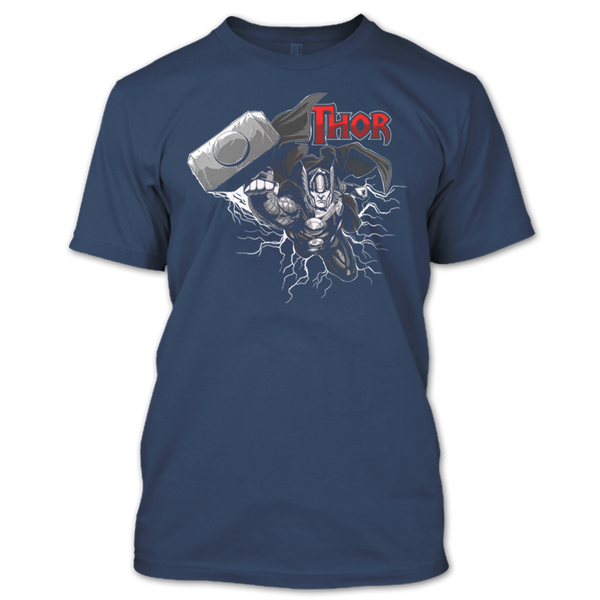 A black t-shirt with the shopify logo