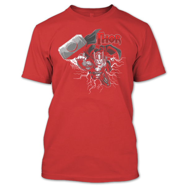 A black t-shirt with the shopify logo