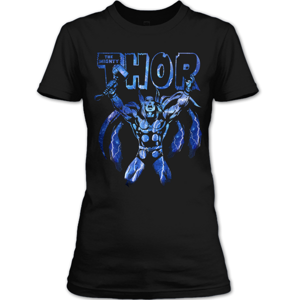 A black t-shirt with the shopify logo