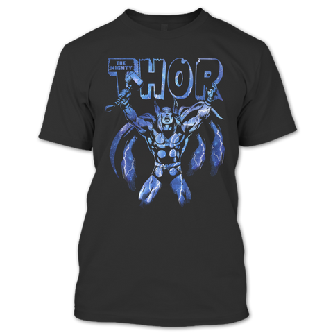 A black t-shirt with the shopify logo