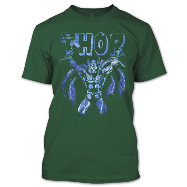 A black t-shirt with the shopify logo