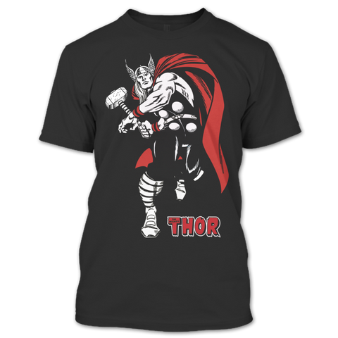 A black t-shirt with the shopify logo