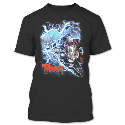 A black t-shirt with the shopify logo