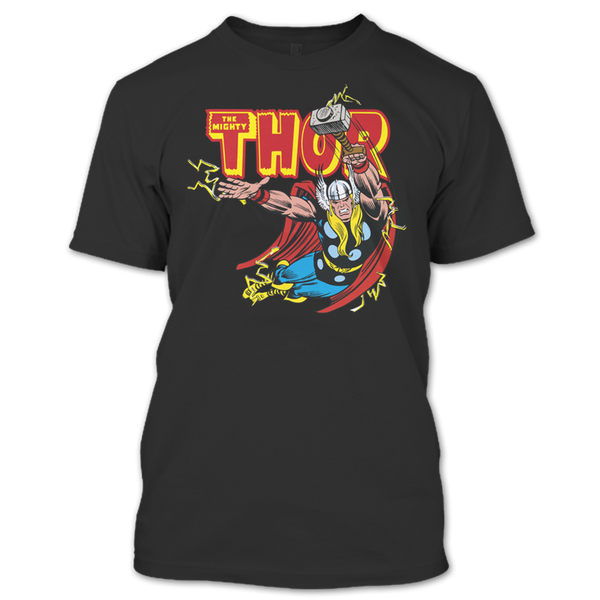 A black t-shirt with the shopify logo