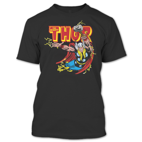 A black t-shirt with the shopify logo