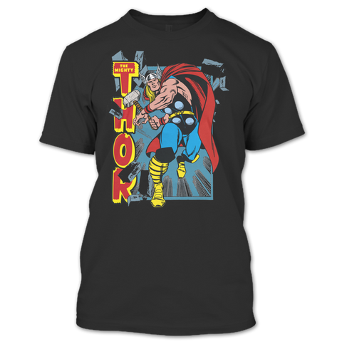 A black t-shirt with the shopify logo