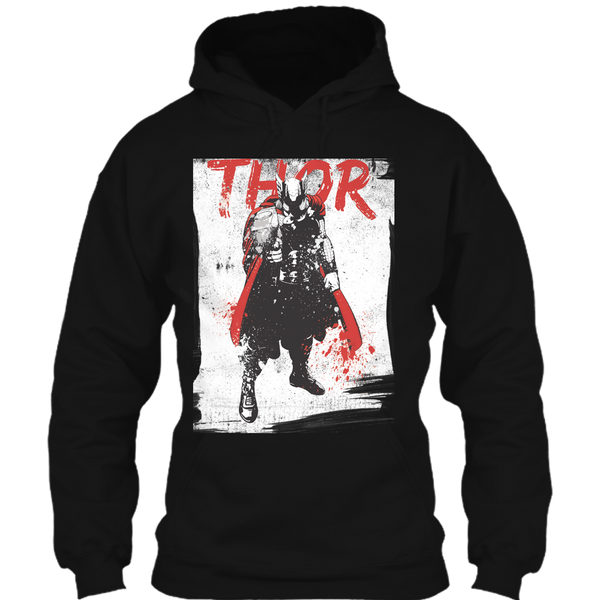 A black t-shirt with the shopify logo