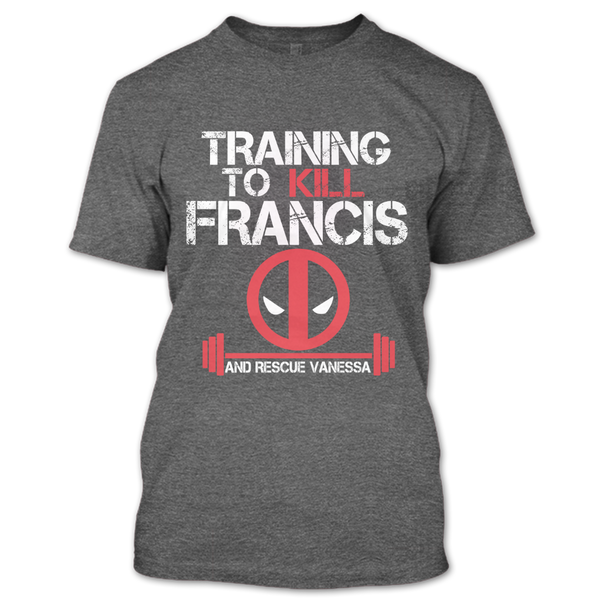 A black t-shirt with the shopify logo