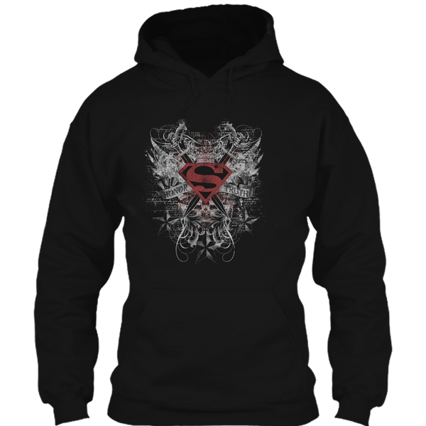 A black t-shirt with the shopify logo