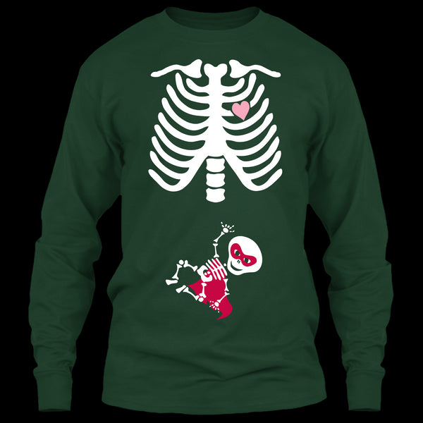 A black t-shirt with the shopify logo