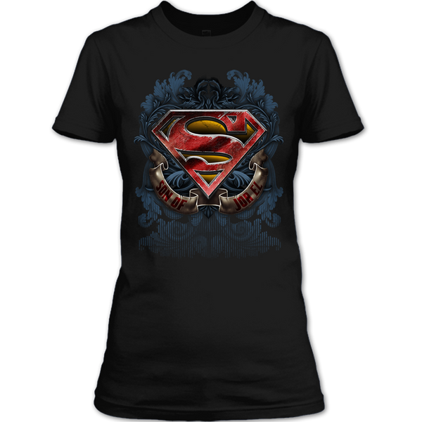 A black t-shirt with the shopify logo