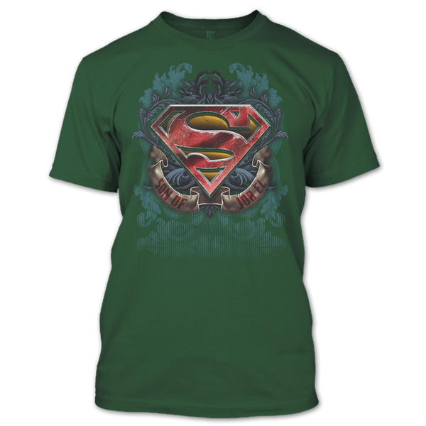 A black t-shirt with the shopify logo