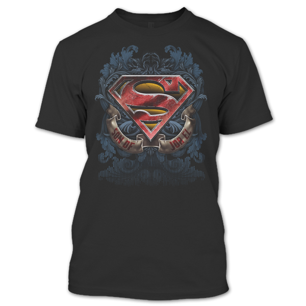 A black t-shirt with the shopify logo