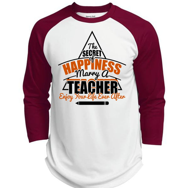 Marry A Teacher T Shirt, I Love Teaching T Shirt, Awesome T-Shirts  (Polyester Game Baseball Jersey)