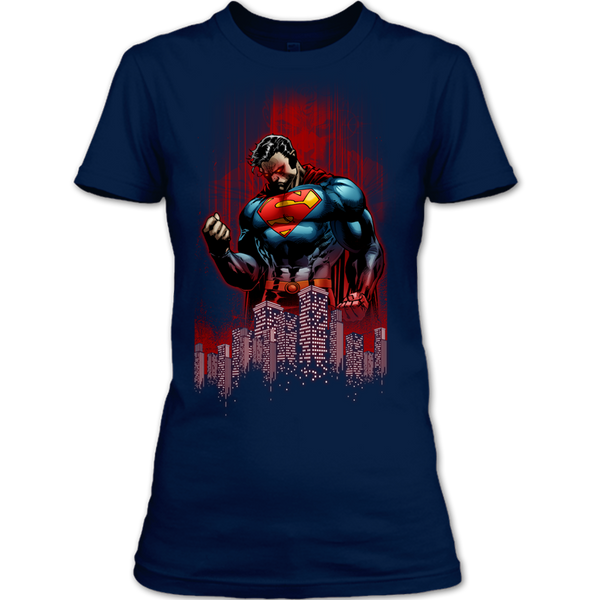 A black t-shirt with the shopify logo