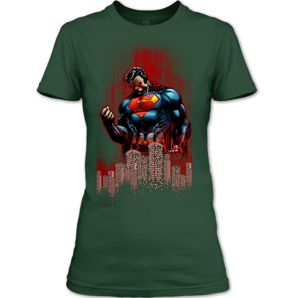 A black t-shirt with the shopify logo