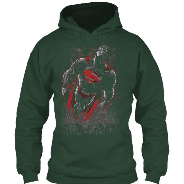 A black t-shirt with the shopify logo