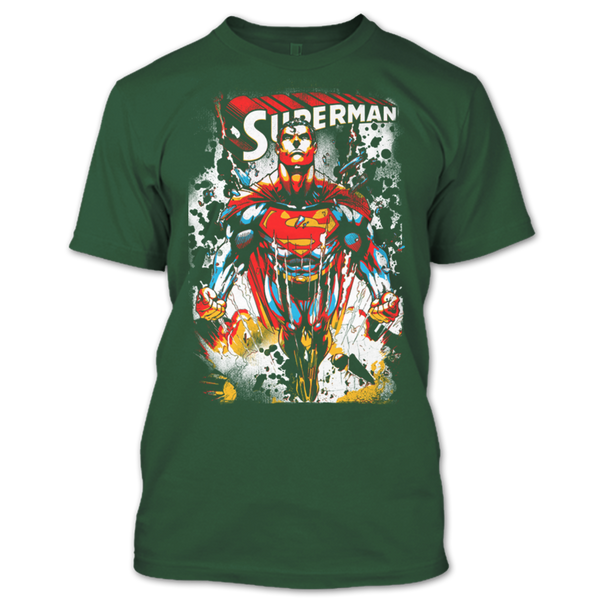 A black t-shirt with the shopify logo