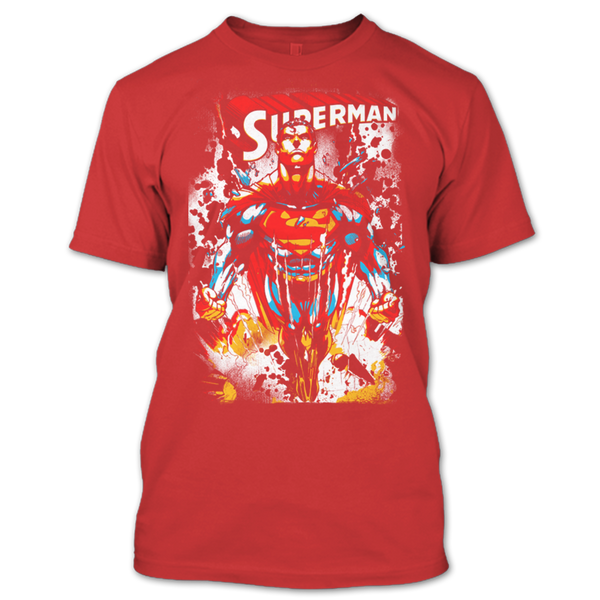 A black t-shirt with the shopify logo