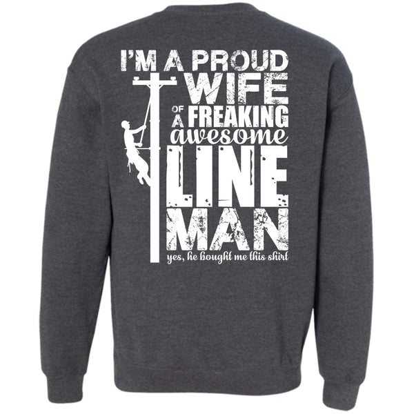 Awesome Lineman T Shirt, I Love Lineman Sweatshirt