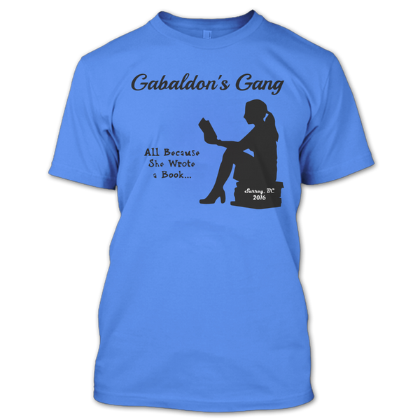 A black t-shirt with the shopify logo