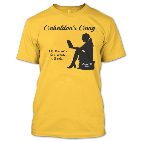 A black t-shirt with the shopify logo