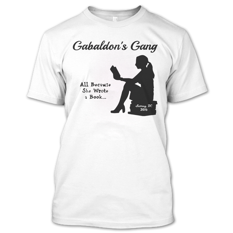 A black t-shirt with the shopify logo