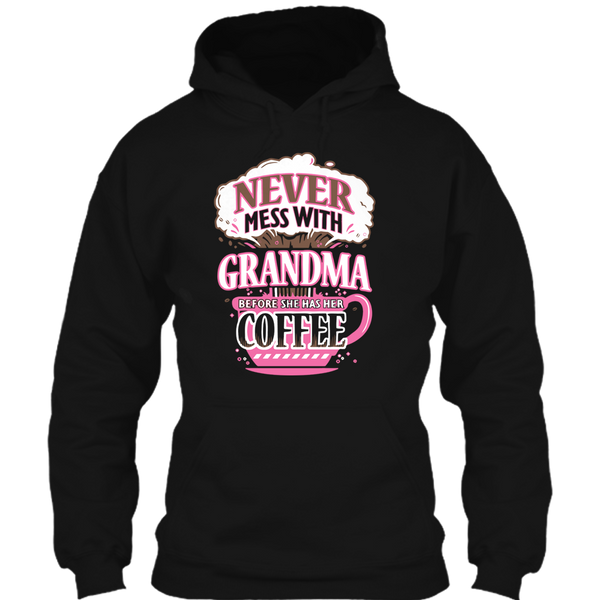 A black t-shirt with the shopify logo