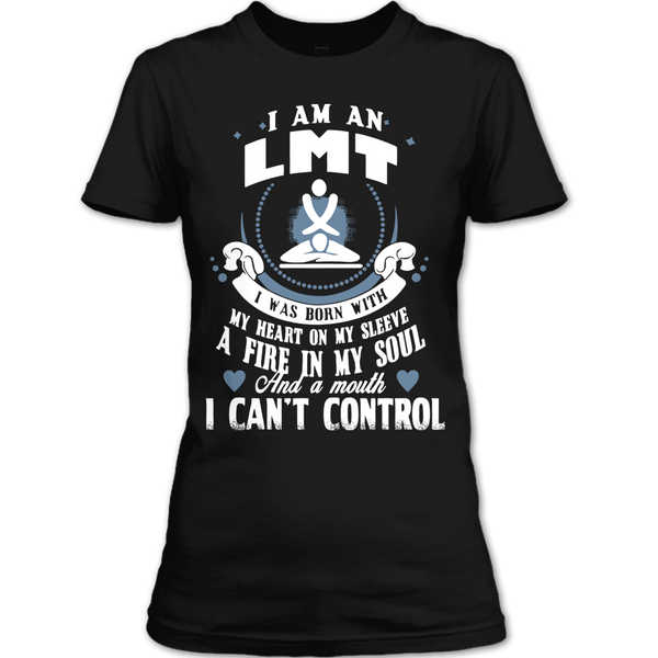 A black t-shirt with the shopify logo