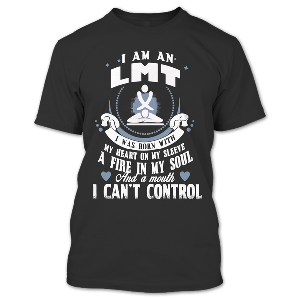 A black t-shirt with the shopify logo