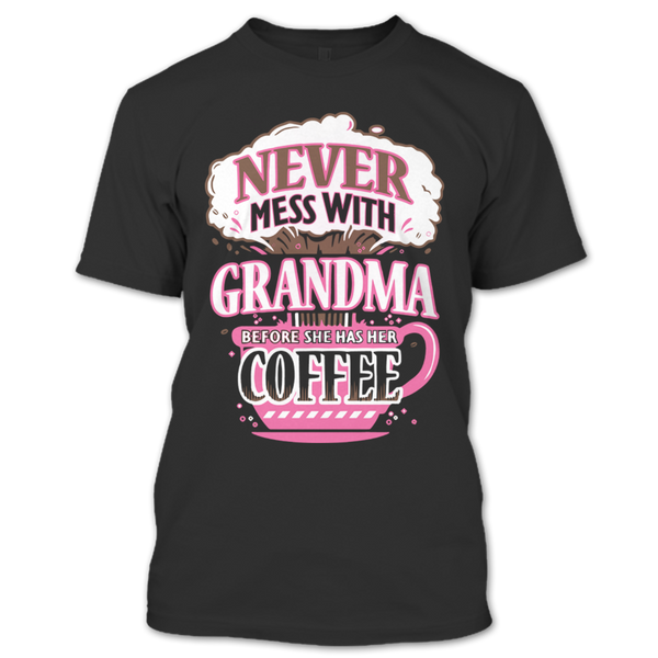 A black t-shirt with the shopify logo