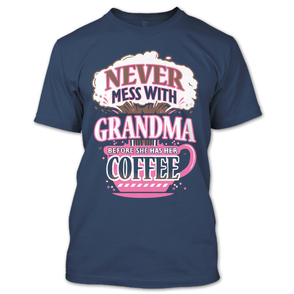 A black t-shirt with the shopify logo