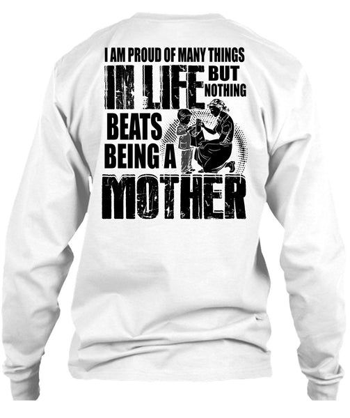 Being A Mother T Shirt, I Love Mom T Shirt