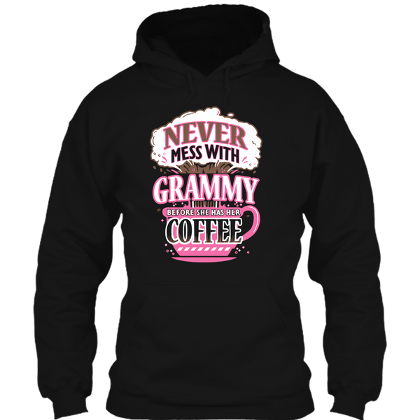 A black t-shirt with the shopify logo