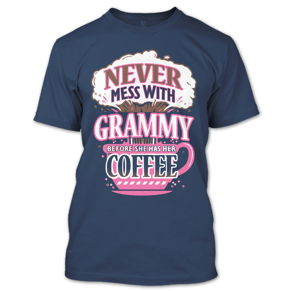 A black t-shirt with the shopify logo