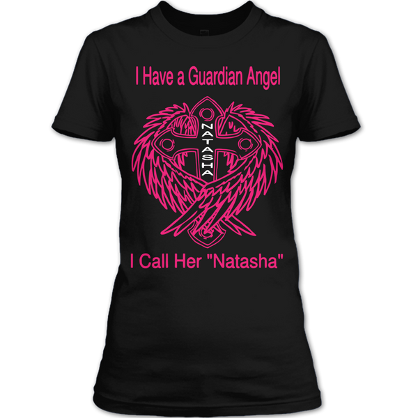 A black t-shirt with the shopify logo