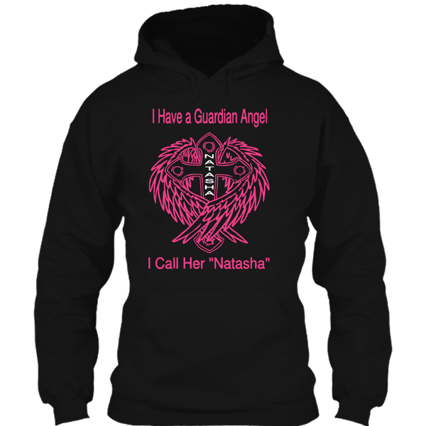 A black t-shirt with the shopify logo