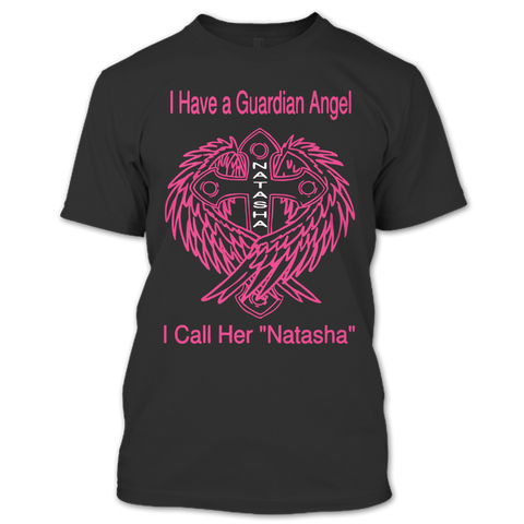 A black t-shirt with the shopify logo