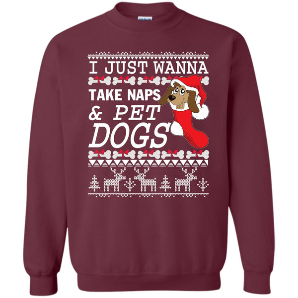 Take Nap & Pet Dogs T Shirt, Coolest Dog Lover Sweatshirt