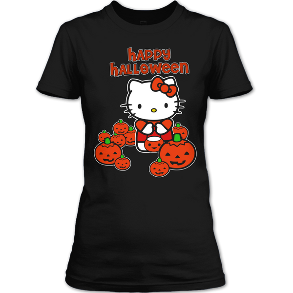 A black t-shirt with the shopify logo