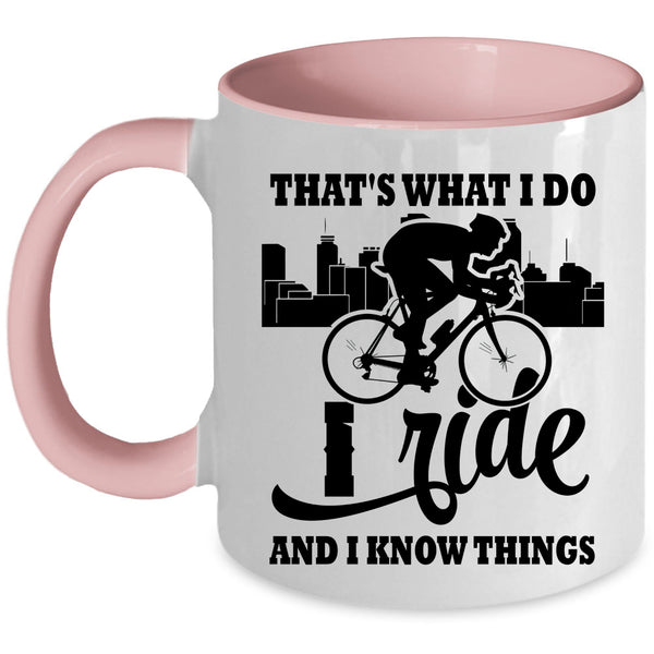 I Love Riding Coffee Mug, I Ride Accent Mug