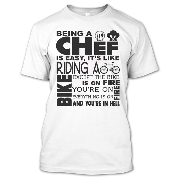 A black t-shirt with the shopify logo