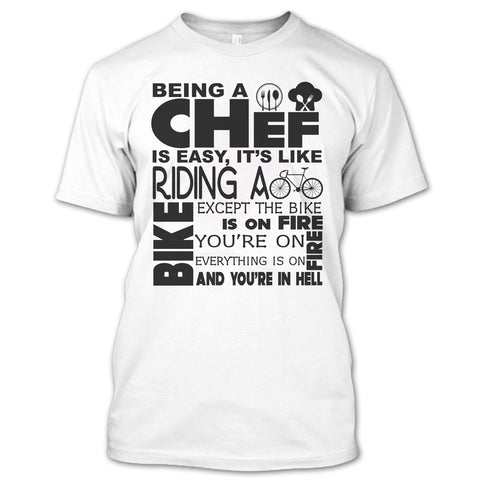 A black t-shirt with the shopify logo