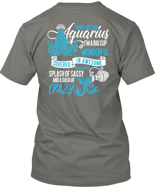 I'm Not Just An Aquarius T Shirt, Dash Of Crazy T Shirt