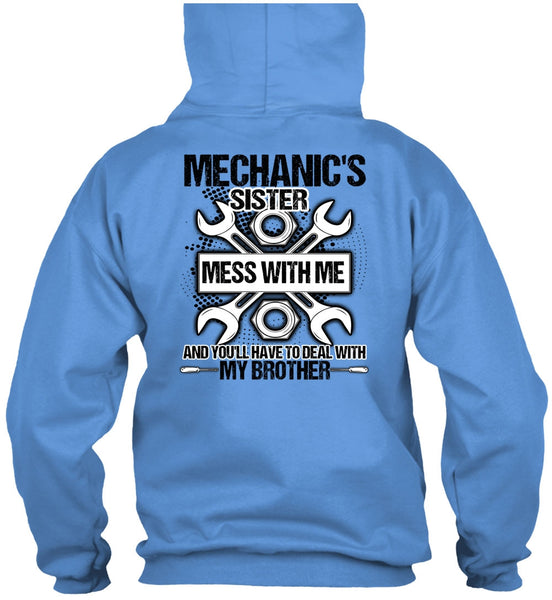 Mechanic's Sister T Shirt, I Love Mechanic T Shirt