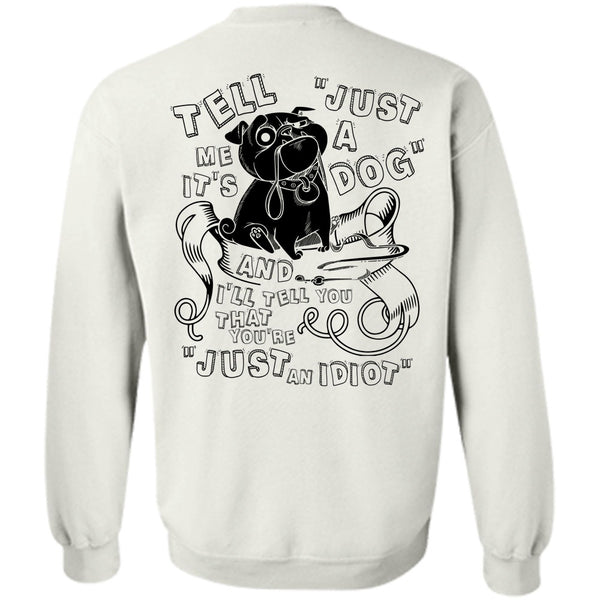 A black t-shirt with the shopify logo