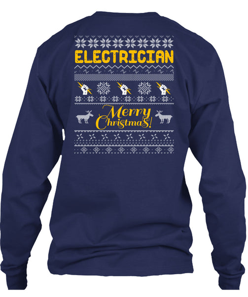 Electrician Merry Christmas T Shirt, This Girl Loves Christmas T Shirt