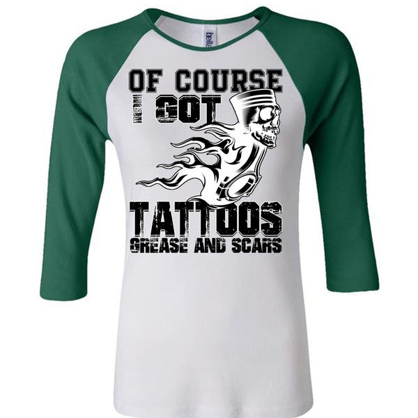 I Got Tattoos Grease T Shirt, Being A Mechanic T Shirt, Awesome T-Shirts
