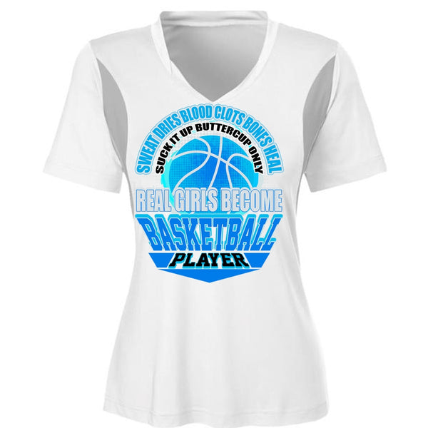 Real Girls Become Basketball Player T Shirt, I Love Basketball T Shirt, Awesome T-Shirts