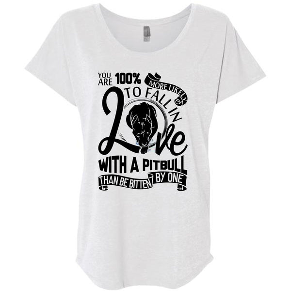 Fall In Love With A Pit Bull T Shirt, I Love Dog T Shirt, Awesome T-Shirts
